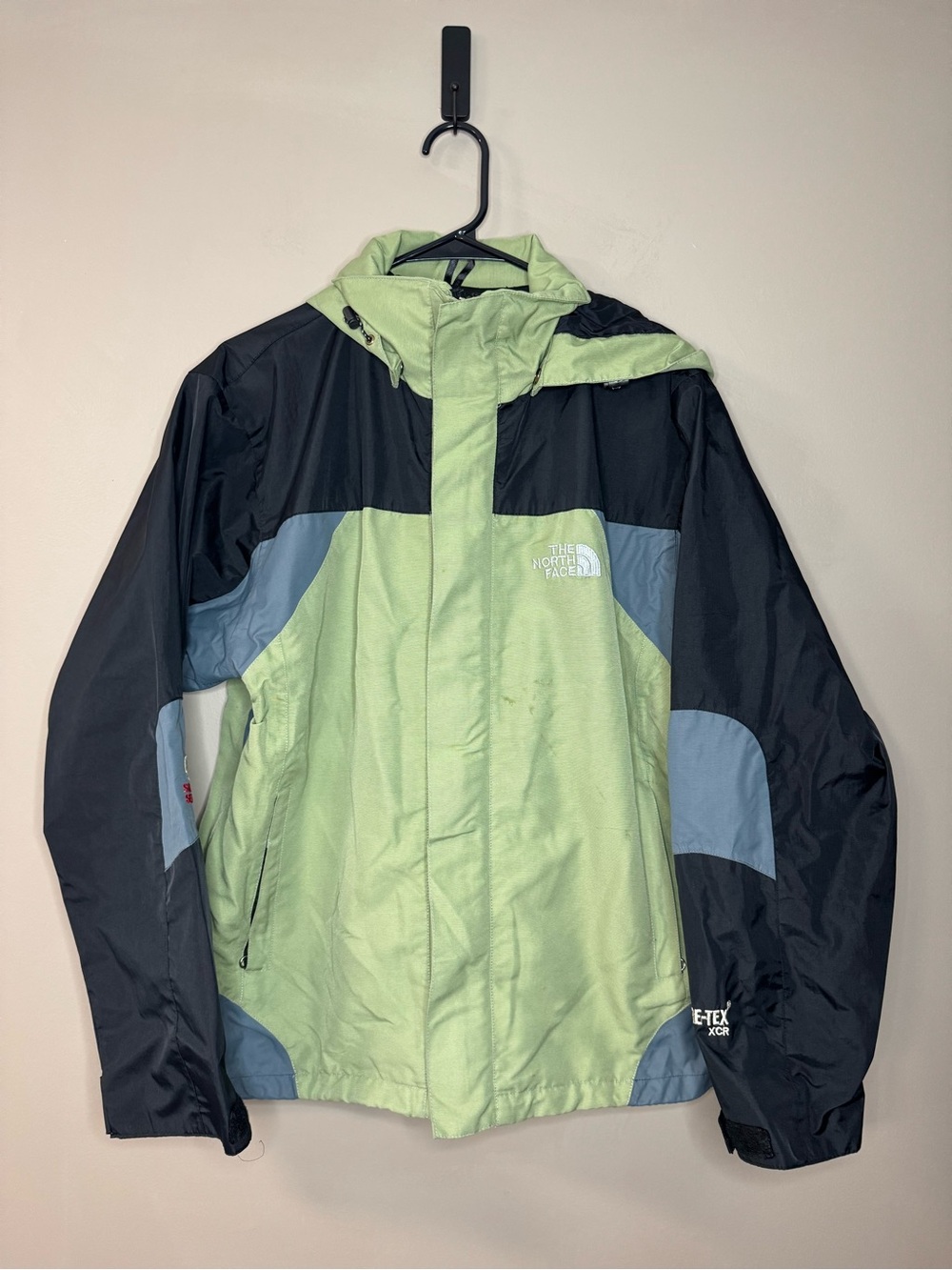 The North Face Gore-Tex Summit Series Green & Black Waterproof Shell Jacket